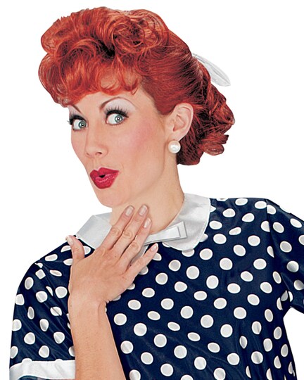 Adult's I Love Lucy Lucille Ball Curly Red Classic Lucy Wig Costume Accessory, Size: One Size | Michaels Adult's I Love Lucy Lucille Ball Curly Red Classic Lucy Wig Costume Accessory, Size: One Size | Michaels